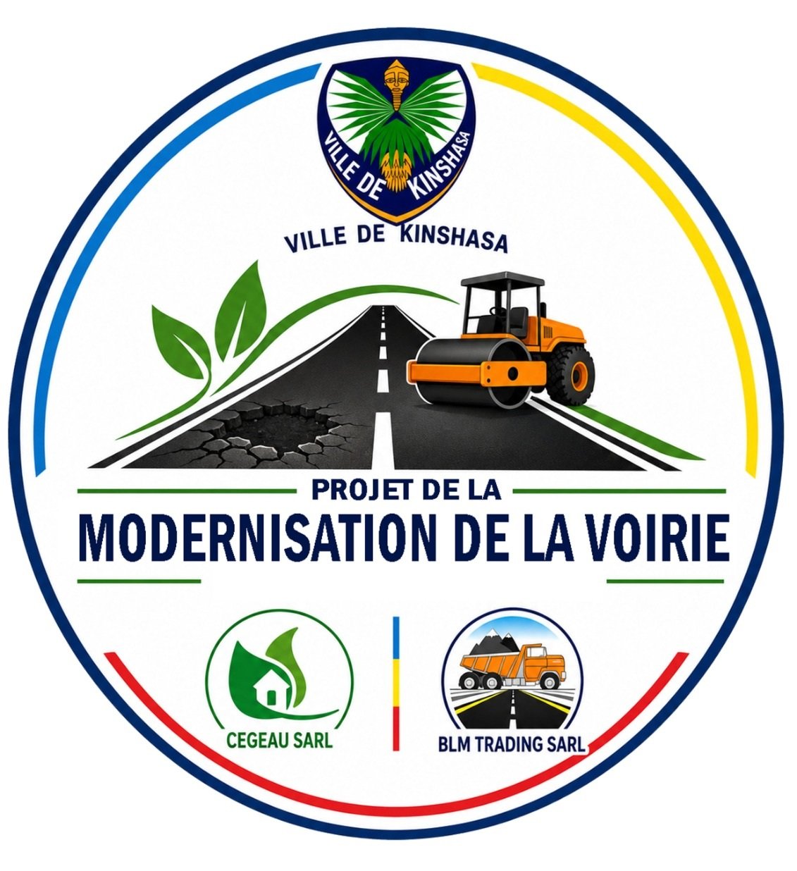 Projet de traitement des nids-de-poule à Kinshasa : CEGEAU SARL et BLM TRADING SARL lancent la phase de reconnaissance technique des voiries de Gombe et Ngaliema