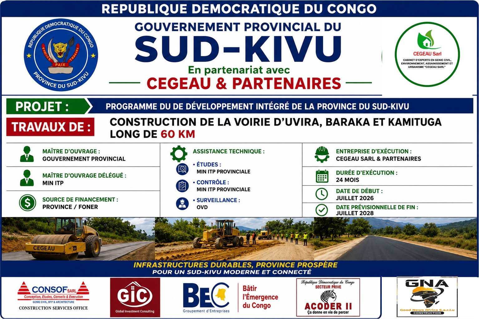 Programme Quinquennal – Sud-Kivu